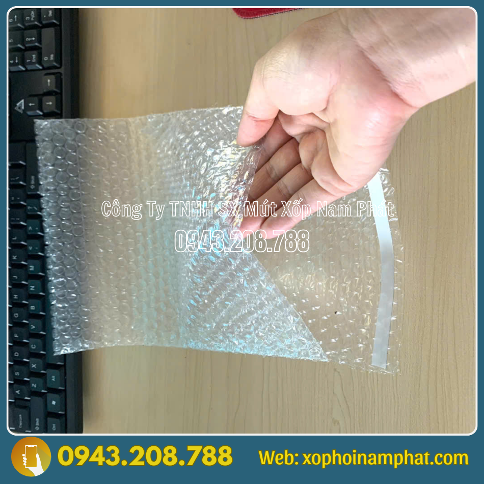 TÚI XỐP HƠI MIỆNG CÓ KEO DÁN - Image 2