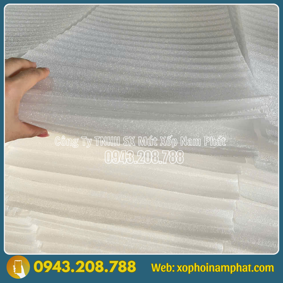 tam xop pe foam boc hang