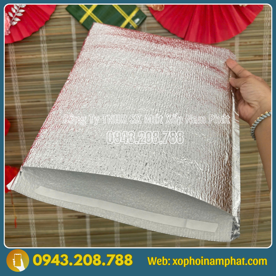 túi mút bạc cách nhiệt